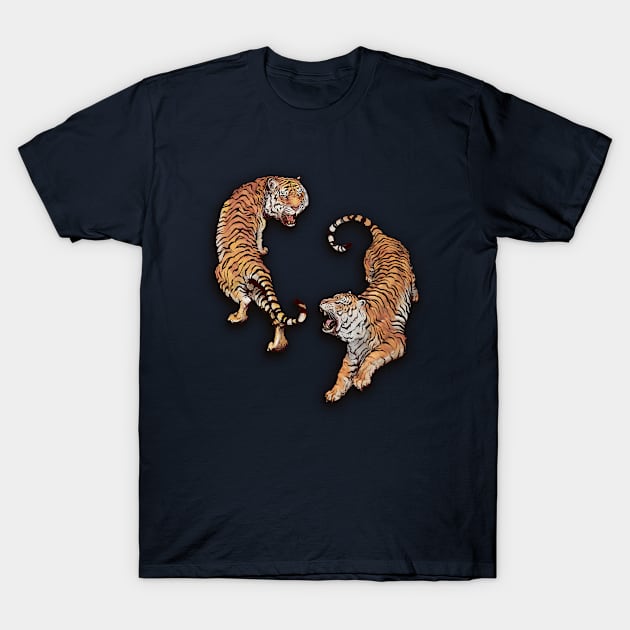 Tigers T-Shirt by JennyPool